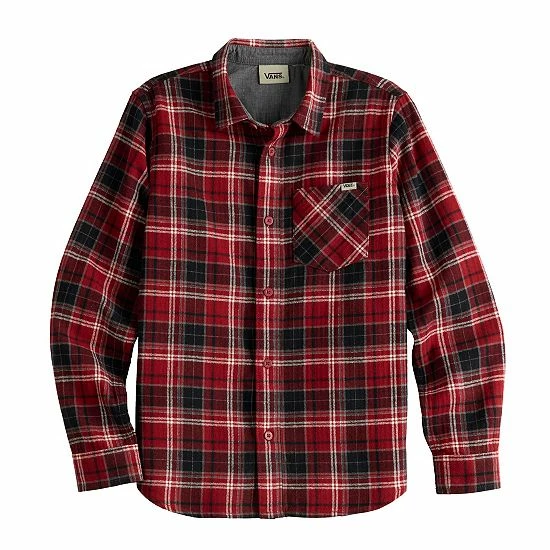 Boys 8-20 Vans Woven Button-Up Shirt 1 Boys 8-20 Vans Woven Button-Up Shirt