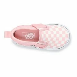 Vans® Asher V Kids' Pink Checkered Shoes -Vans Sales Store unnamed file 1027