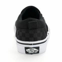 Vans® Asher Kid's Checkered Shoes Black Vibrant Yellow -Vans Sales Store unnamed file 112