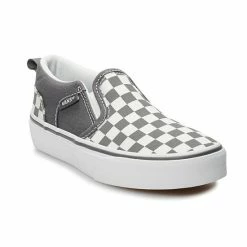 Vans® Asher Kid's Checkered Shoes Black Vibrant Yellow -Vans Sales Store unnamed file 115