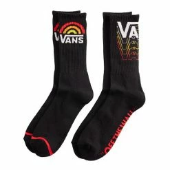 Men's Vans 2-pack Crew Socks Black Off The Clock -Vans Sales Store unnamed file 1218