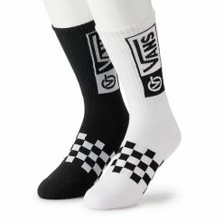 Men's Vans 2-pack Crew Socks Black Off The Clock -Vans Sales Store unnamed file 1220