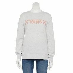 Juniors' Vans Crewneck Fleece Pullover