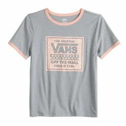 Juniors' Vans "Off The Wall" Logo Graphic Tee -Vans Sales Store unnamed file 1289