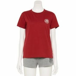 Juniors' Vans "Off The Wall" Logo Back Graphic Tee