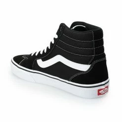 Vans® Filmore Men's High-Top Shoes Black White -Vans Sales Store unnamed file 137