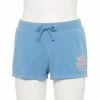 Juniors' Vans Small "Vans" Logo Blue Fleece Shorts