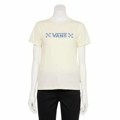 Juniors' Vans Logo Short Sleeve Tee