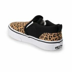 Vans® Asher Leopard Kids' Slip-On Shoes -Vans Sales Store unnamed file 1574