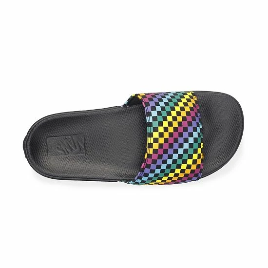 Vans® Range Women's Slide Sandals Black White Check 4 Vans® Range Women's Slide Sandals Black White Check - Image 4