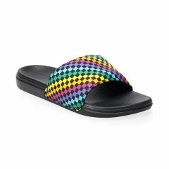 Vans® Range Women's Slide Sandals Black White Check 12 Vans® Range Women's Slide Sandals Black White Check -Vans Sales Store unnamed file 1586
