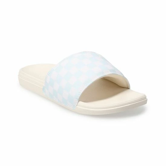 Vans® Range Women's Slide Sandals Black White Check 7 Vans® Range Women's Slide Sandals Black White Check - Image 7