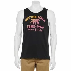 Men's Vans® Graphic Tank Black Drop Check -Vans Sales Store unnamed file 1626