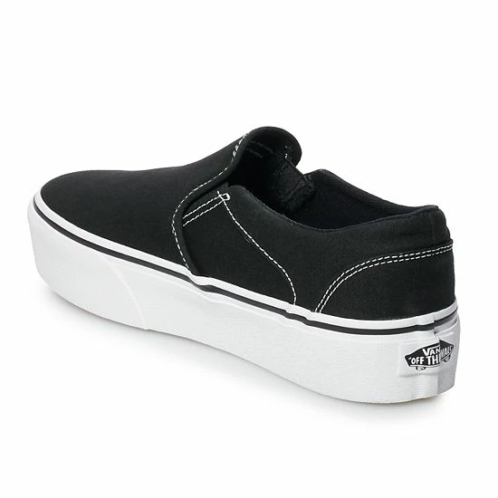 Vans® Asher Women's Platform Shoes Black 2 Vans® Asher Women's Platform Shoes Black - Image 2
