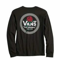 Boys 8-20 Vans Long Sleeve Graphic Tee Silver -Vans Sales Store unnamed file 198