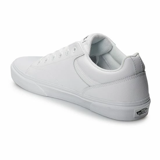 Vans® Seldan Men's Leather Shoes White 3 Vans® Seldan Men's Leather Shoes White - Image 3