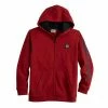 Boys 8-20 Vans Novelty Fleece Zipper Hoodie Sundried Tomato