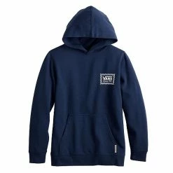 Boys 8-20 Vans Logo Graphic Fleece Hoodie Dress Blues
