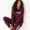 Juniors' Vans Checkered "Vans" Logo Fleece Hoodie