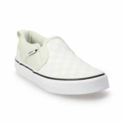 Vans® Asher Girls' Slip-On Sneakers Checkerboard Mint 15 Vans® Asher Girls' Slip-On Sneakers Checkerboard Mint -Vans Sales Store unnamed file 468