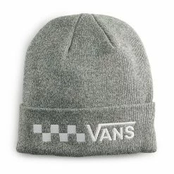 Men's Vans® Checker Logo Graphic Cuffed Beanie Black