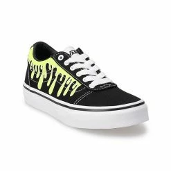 Vans® Ward Boys' Sneakers Paint Drip Glow Black -Vans Sales Store unnamed file 651