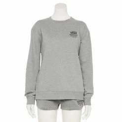 Juniors' Vans "Vans" Back Logo Fleece Top