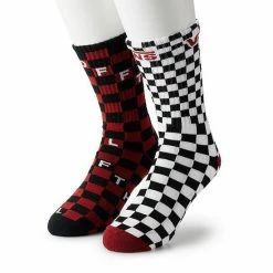 Men's Vans 2-Pack Crew Socks Ponderosa Pine Black -Vans Sales Store unnamed file 745