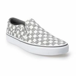 Vans® Asher Men's Slip-On Shoes Pewter White -Vans Sales Store unnamed file 864