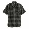 Boys 8-14+ Vans® Short Sleeve Checkered Button Down Shirt Sundried Tomato