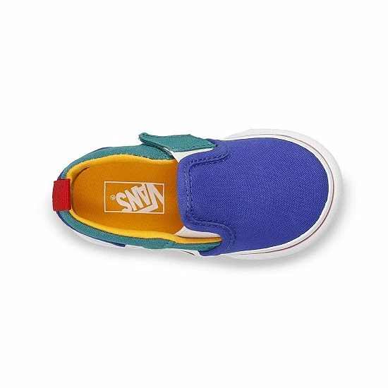 Vans® Asher V Retro Block Baby / Toddler Boys' Slip-On Shoes 5 Vans® Asher V Retro Block Baby / Toddler Boys' Slip-On Shoes - Image 5