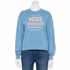 Juniors' Vans "Off The Wall" Fleece Top
